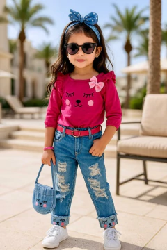 Conjunto Jeans Cílios