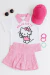 Conjunto Hello Kitty oversized + Gloss na internet