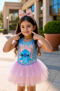 Fantasia Stitch Paetê