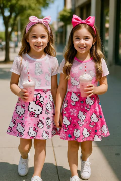 Vestido Hello Kitty + Cropped