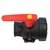 Llave 3 vias 1 1/2" rosca hembra