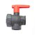 Llave esferica 3 vias rosca  1 1/4 - GeoSpray