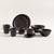 Bandeja Oval Panal Black