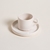 Taza y plato 180ml Net Cream - Set x 2 en internet