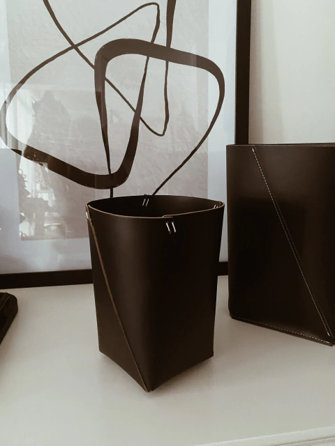 Lapicero cuero Reciclado Black