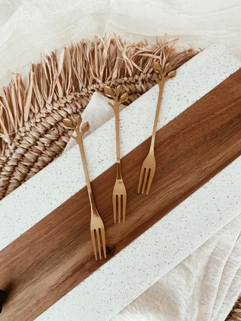 Tenedor Stem Gold - Set x 2