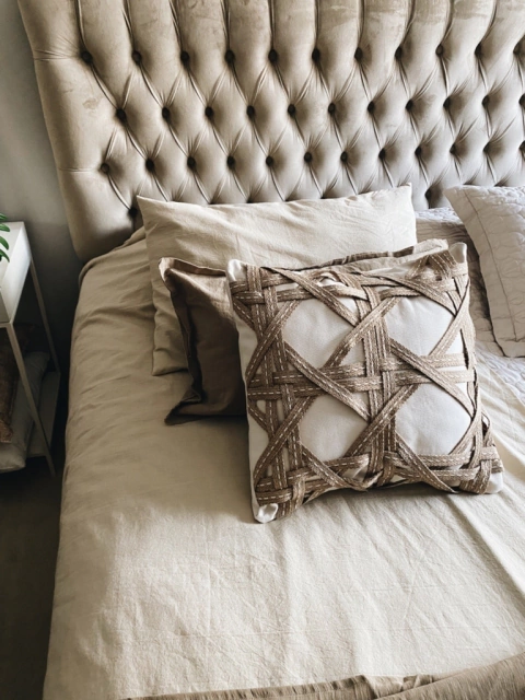 Almohadon Cintas de Yute