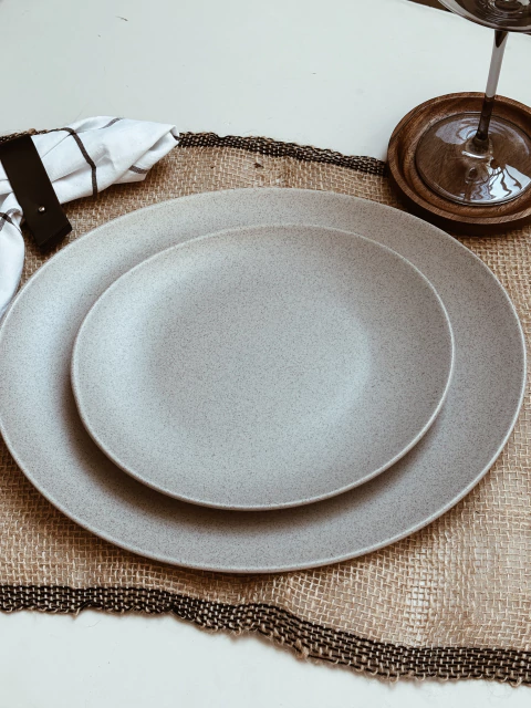 Plato postre Granite - Set x 2 - comprar online