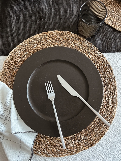Plato playo Fine Plus Black - set x 6