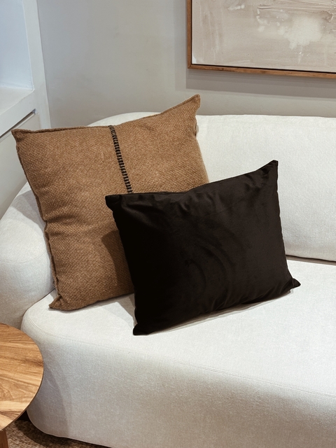 Almohadon Mohair tostado 60 x 60 - comprar online