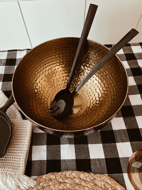 Bowl Nisha Black & Gold