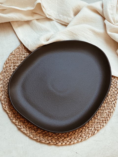 Plato playo organica Black - set x 2 - comprar online