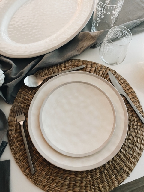 Plato postre melamina Ocean - set x 2