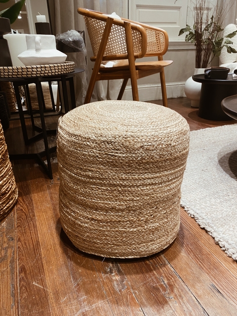 Puff Yute Natural - comprar online