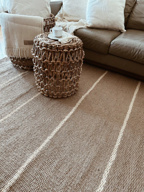 Alfombra Yute Rayas