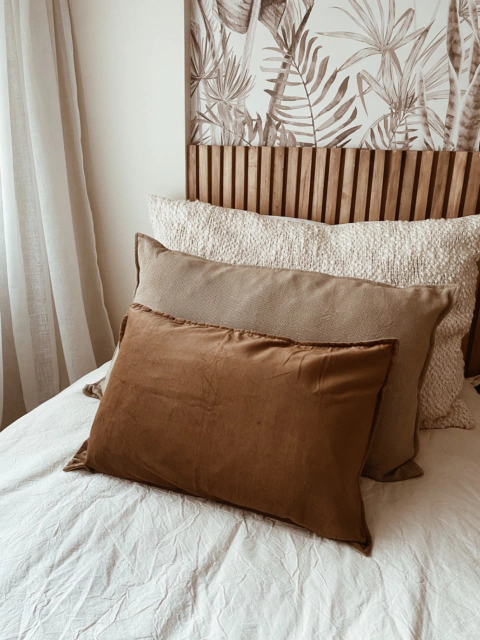 Almohadon Velvet Habano