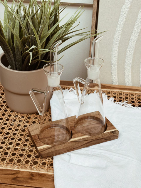 Set Aceitera y Vinagrera Conicas - Vassa - comprar online