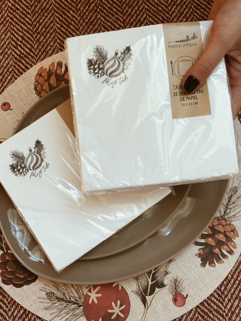 Pack x 25 servilletas de papel Feliz todo - Petite Affaire
