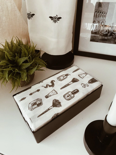 Pack x25 Guest Towel de papel Make up