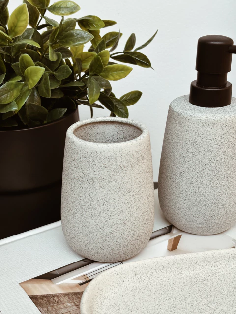 Portacepillo Granito gris - comprar online