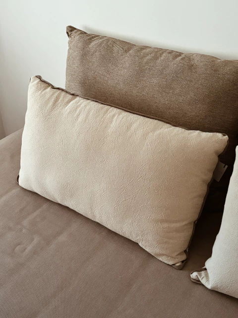 Almohadon Oxford beige - 75 x 45 - comprar online