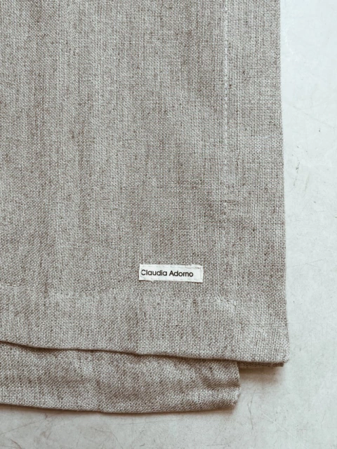 Mantel Lino Arena Claudia Adorno - 2 medidas