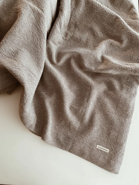 Mantel Jero Gris Claro - Claudia Adorno - 2 medidas