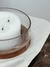 Bowl de vidrio con base Acacia Circulo - tienda online