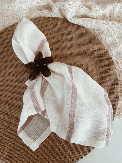 Servilletas de gasa Stripes - Pack x 6