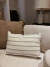 Almohadon Lino Arpillera rayas - 60 x 40