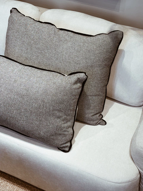 Almohadon Oxford gris - 2 medidas - comprar online