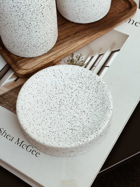 Jabonera Granito blanco - comprar online