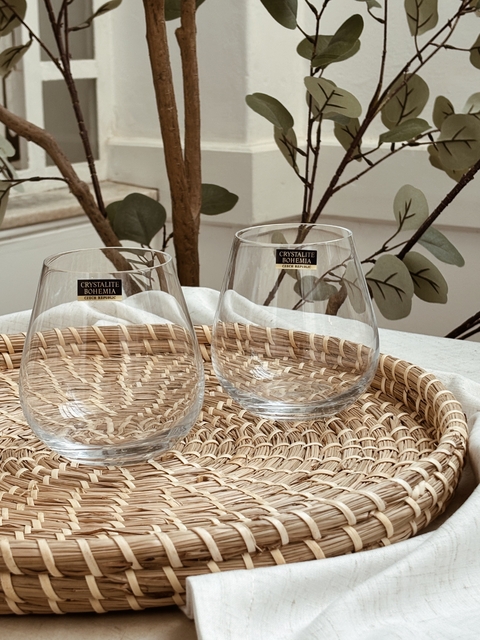 Vasos cristal de Bohemia Columba - set x 6 - comprar online