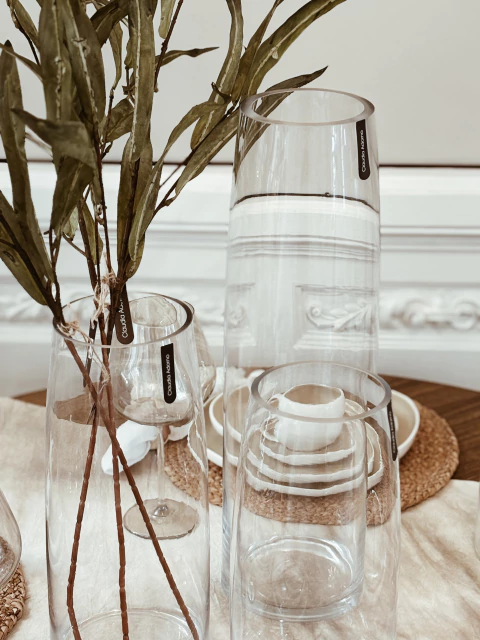 Jarrón Glass Claudia Adorno - 3 medidas - comprar online