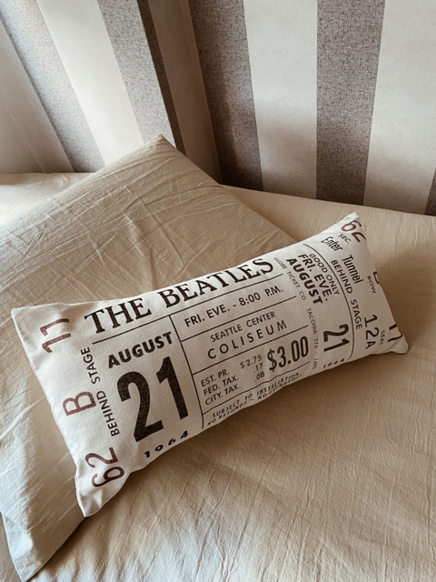 Almohadon Ticket Beatles