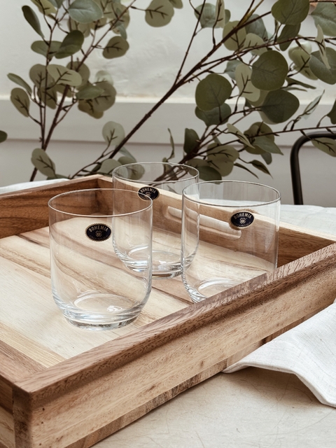 Vasos cristal de Bohemia Ara - set x 6 - comprar online