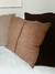 Almohadon Mohair tostado 60 x 60