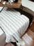Pie de cama Lino Arpillera rayas - comprar online