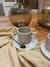 Taza y plato 180ml Granite - Set x 2