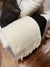 Manta / Pie de cama Mohair crudo - comprar online