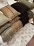 Manta / Pie de cama Mohair tostado