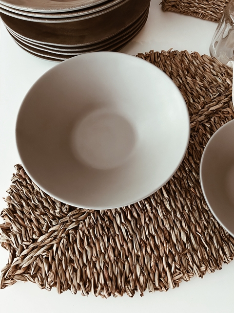 Bowl Sumatra Visón y Negro - 22cm