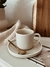 Taza y plato 200ml Copenhague Light - Set x 2