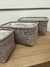 Canasto Jasper Beige Rectangular - 3 tamaños - comprar online