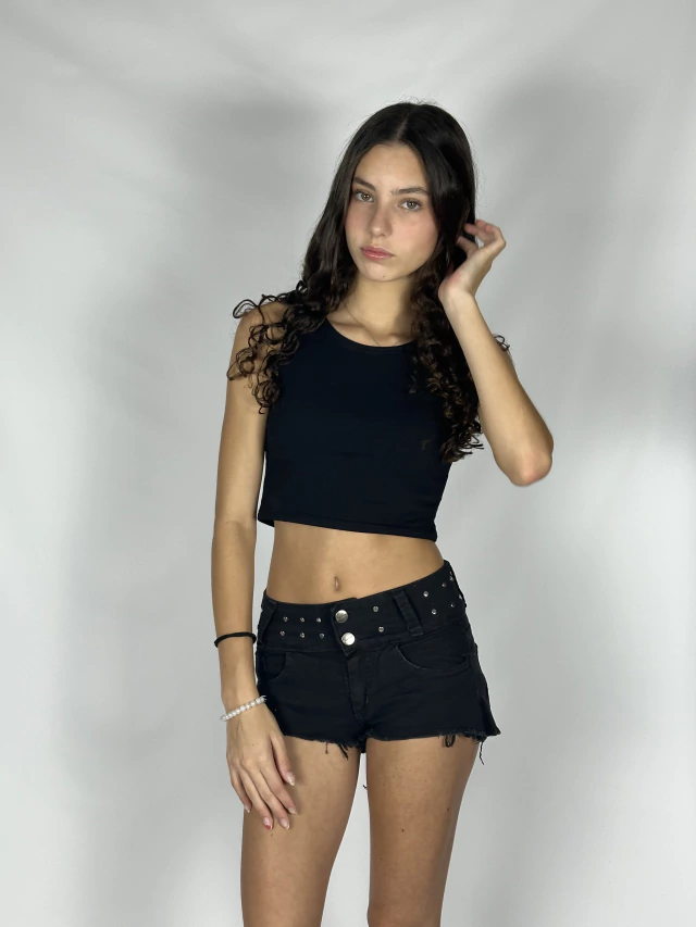 SHORT TACHAS DOBLE BOTÓN (art.28013)