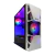 Gabinete Gamer Maxxtro 3303 Branco C/ 4 Fan Led Rainbow Mid Tower C/Janela - 3303W