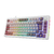 Teclado Gamer Mecânico Akko 5075s Branco Compacto Rgb Switch Akko V3 Pro Matcha Green (Br) - AKKO 5075S WHITE