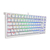 Teclado Gamer Mecânico Akko Barebone Mg75s Branco Compacto Rgb Switch Akko Silver V3 Pro (Br) - AKKO MG75S WHITE