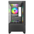 Gabinete Gamer Nexus Gamer Carbon Preto Usb Type-C Vidro Temperado 4 Fans 120mm Rainbow Mid Tower - CARBON BLACK na internet