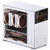 Gabinete Gamer Jonsbo D41 Mesh Screen Tela Lcd Branco Alumínio Vidro Temperado Mid Tower - D41.SC-WHITE